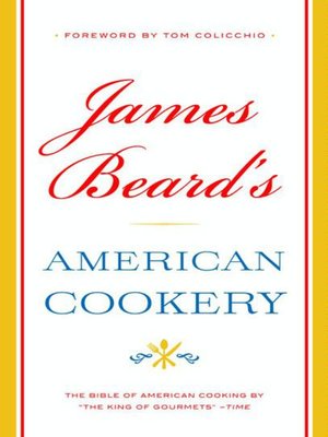 cover image of James Beard's American Cookery